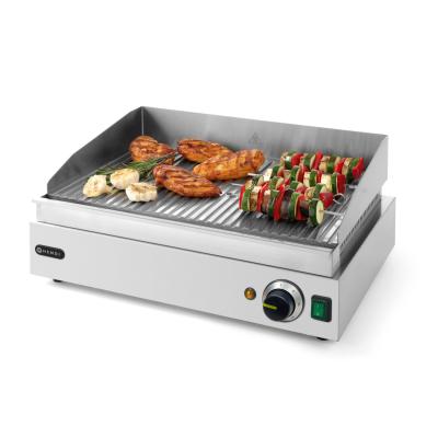 Mřížka žebrovaná, HENDI, Profi Line, zcela žebrované, 230V/2400W, 527x404x(H)233mm | 203170